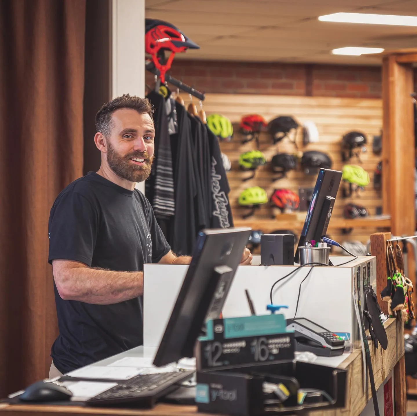 DG Cycle Co team member in the workshop