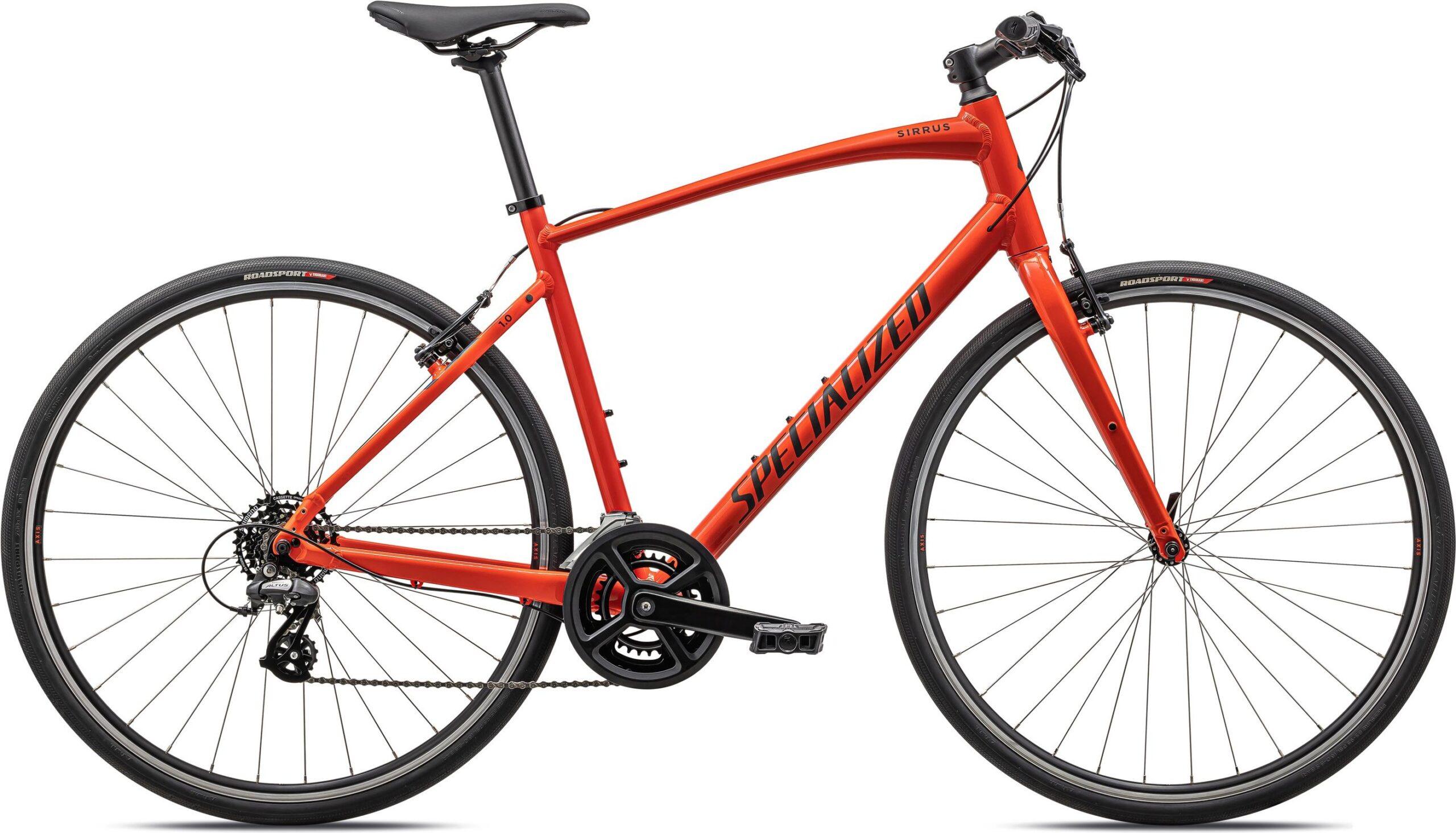 Specialized Sirrus 1.0 2023 (GLOSS FIERY RED / SATIN BLACK REFLECTIVE)
