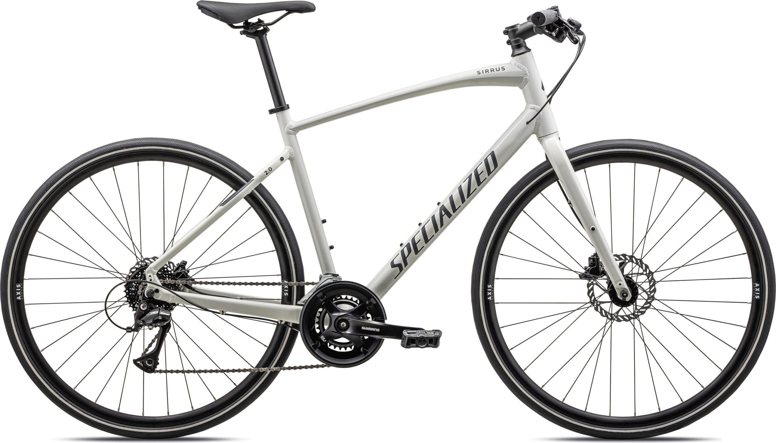 Specialized Sirrus 2.0 2023 (GLOSS DUNE WHITE / SATIN OBSIDIAN REFLECTIVE)